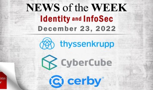 Identity Management and Information Security News for the Week of December 23