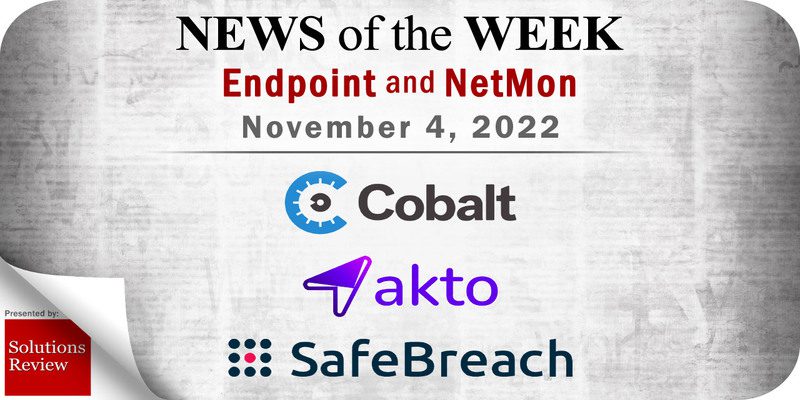 Endpoint Security and Network Monitoring News for the Week of November 4