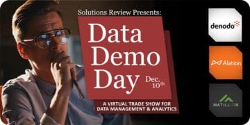 What to Expect at Solutions Review’s Data Demo Day Q4 2020 December 10
